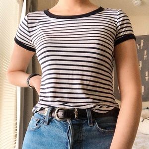 Striped baby tee